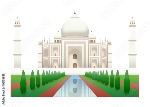 Photography One of seven wonders from Agra India, Taj Mahal