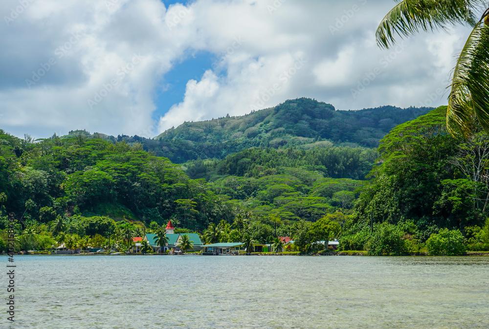French Polynesia, Raiatea Island. 