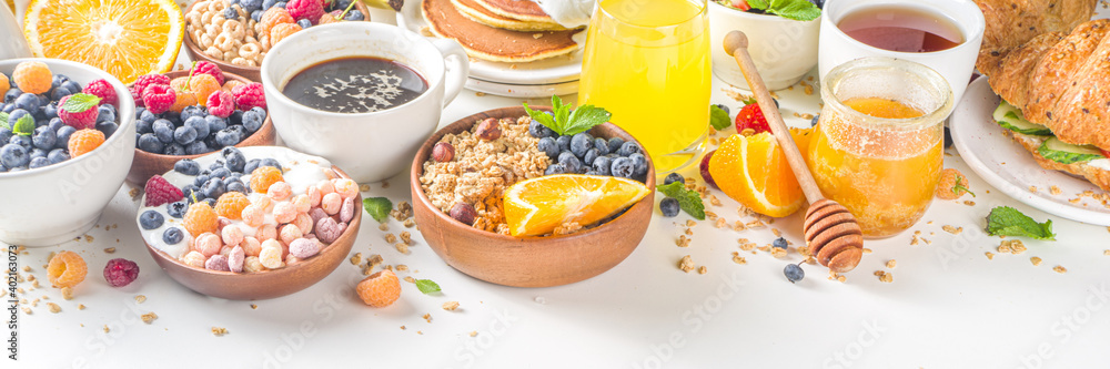 Various breakfast food concept Various breakfast food concept