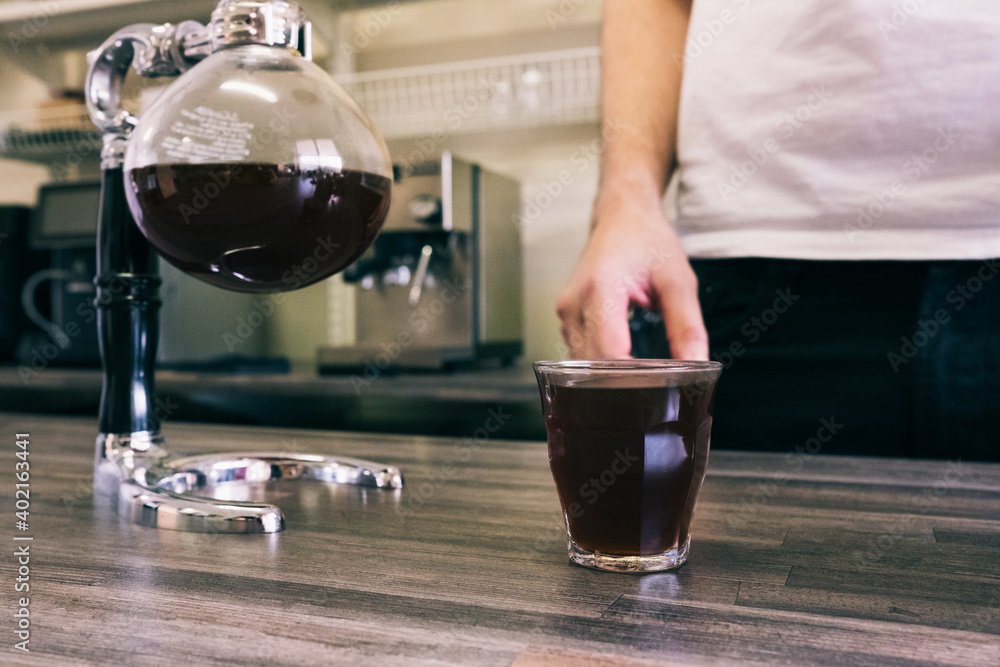 coffee being poured