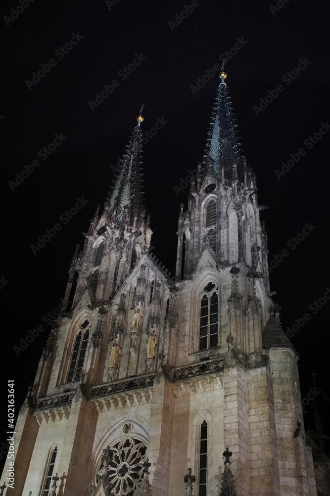 Saint Wenceslas Cathedral in Olomouc. Moravia. Czech Republic