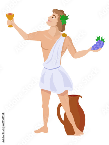 Olympic god of wine Dionysus