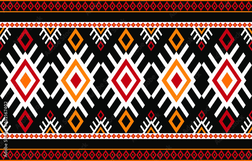 Ethnic border african fabric texture design for background, carpet, wallpaper, clothing, wrapping, batik, fabric and embroidery style. Ethnic border african fabric texture design for background, carpet, wallpaper, clothing, wrapping, batik, fabric and embroidery style.