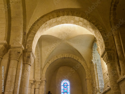 abbatiale de Lessay dans la Manche en France