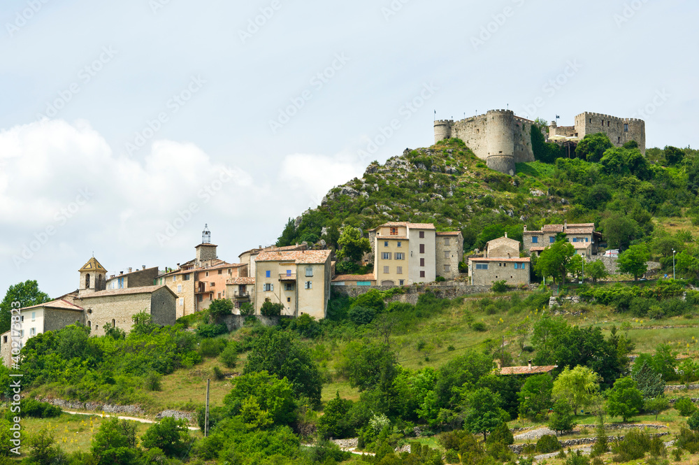 Chateau at Trigance, Gorges du Verdon, Provence, France