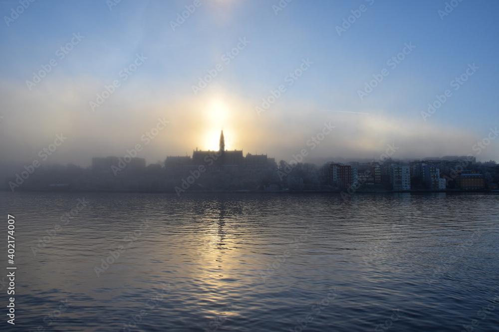 View of Stockholm during the winter