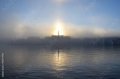 View of Stockholm during the winter