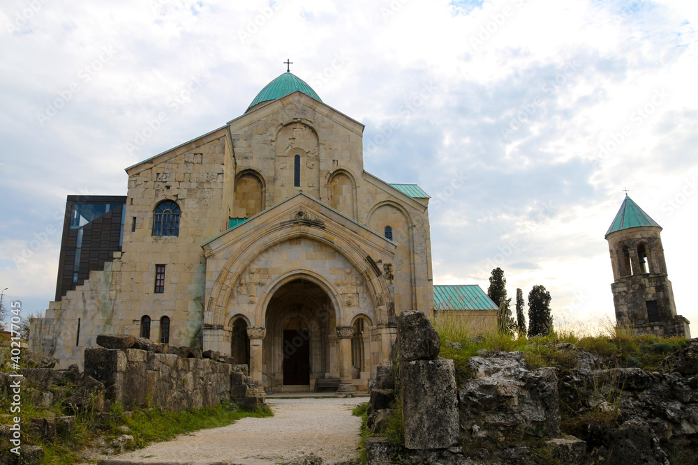 Bagrati Cathedral is an 11th century cathedral built in Kutaisi, Georgia