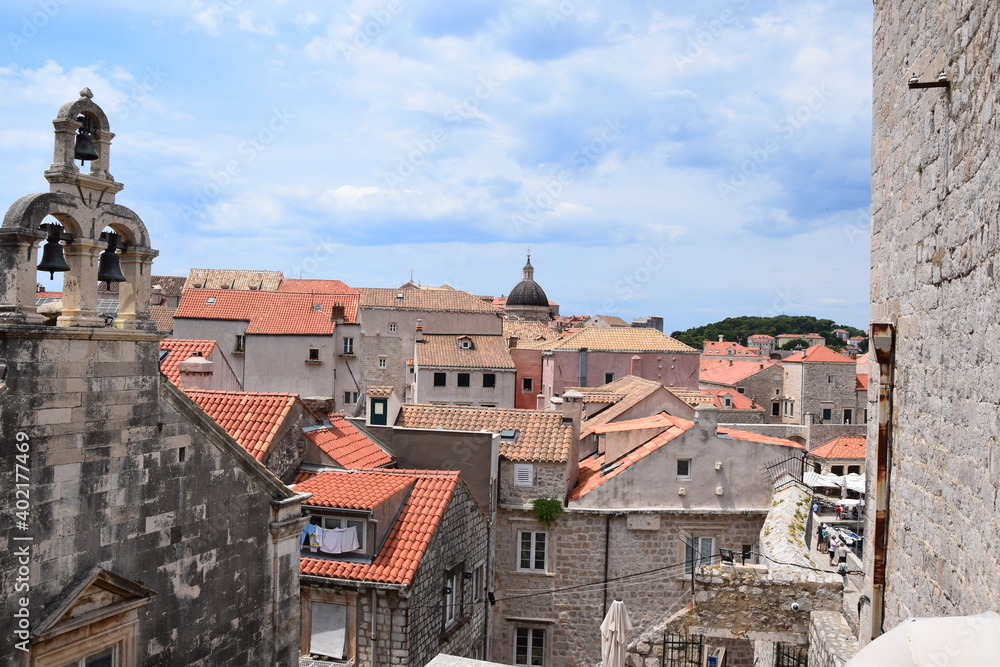 The old city of Dubrovnik in Croatia 