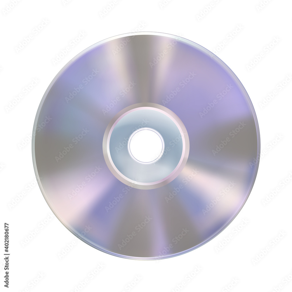 Compact disk or laser disc, isolated on white background. Realistic CD mockup. Information carrier. Media technology. Musical album. Vector illustration Compact disk or laser disc, isolated on white background. Realistic CD mockup. Information carrier. Media technology. Musical album. Vector illustration