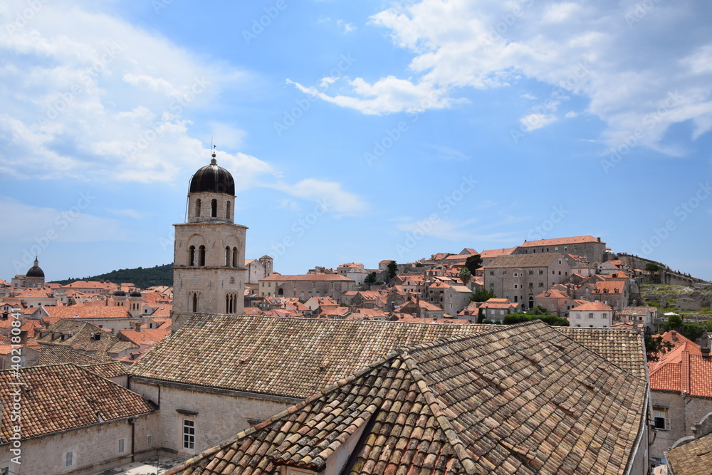 The old city of Dubrovnik in Croatia 