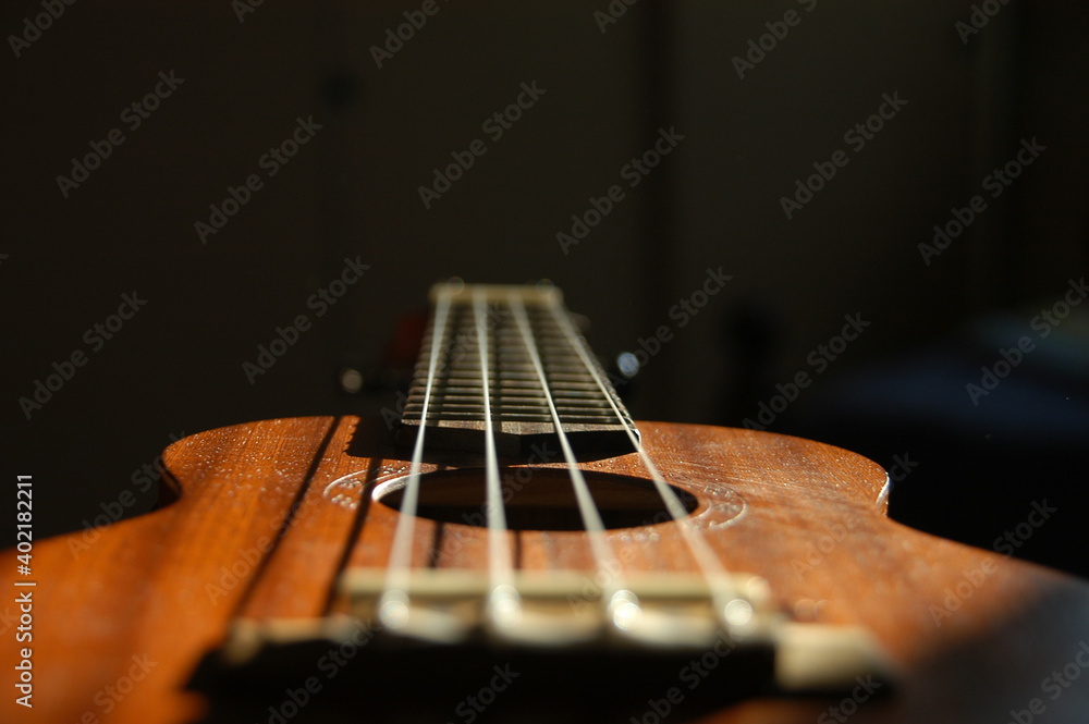 Fototapeta close up of a guitar