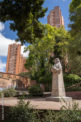 Monumento a Nicolás Copérnico, Parque de la Independencia, Bogotá, Colombia photo