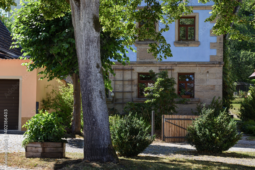 old house in the village