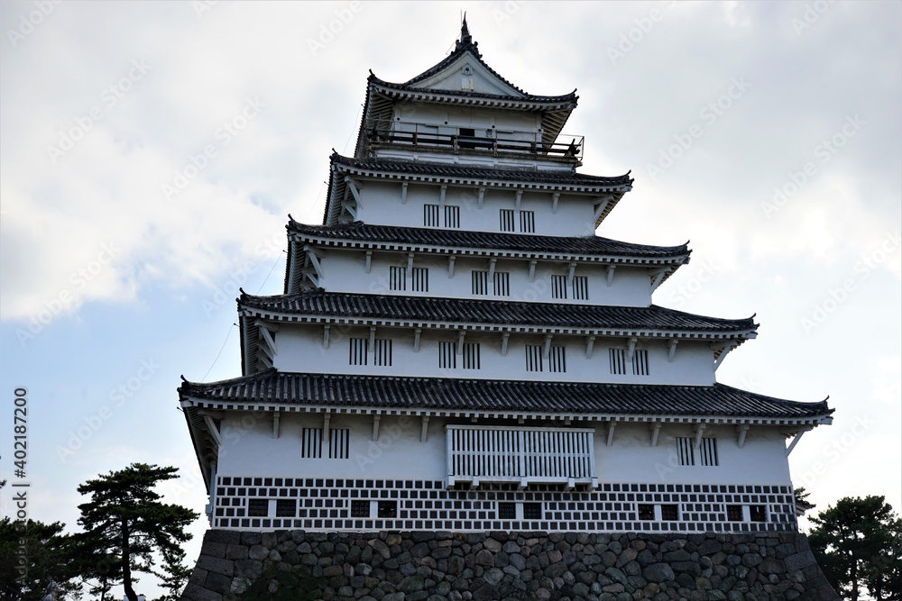Shimabara castle in Shimabara, Nagasaki prefecture, Japan - 島原城 長崎 日本 Shimabara castle in Shimabara, Nagasaki prefecture, Japan - 島原城 長崎 日本