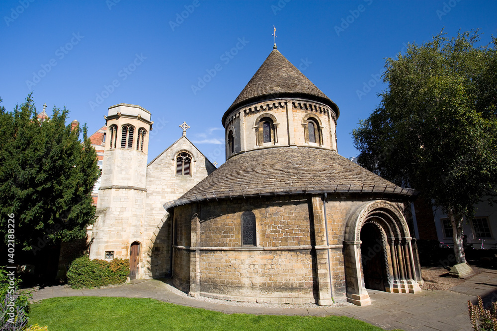 Church of the Holy Sepulchre, generally known as The Round Church, an Anglican church in the city of Cambridge, England.