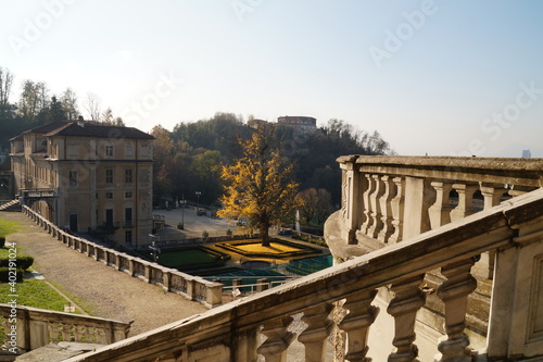 italy, turin: Villa della Regina