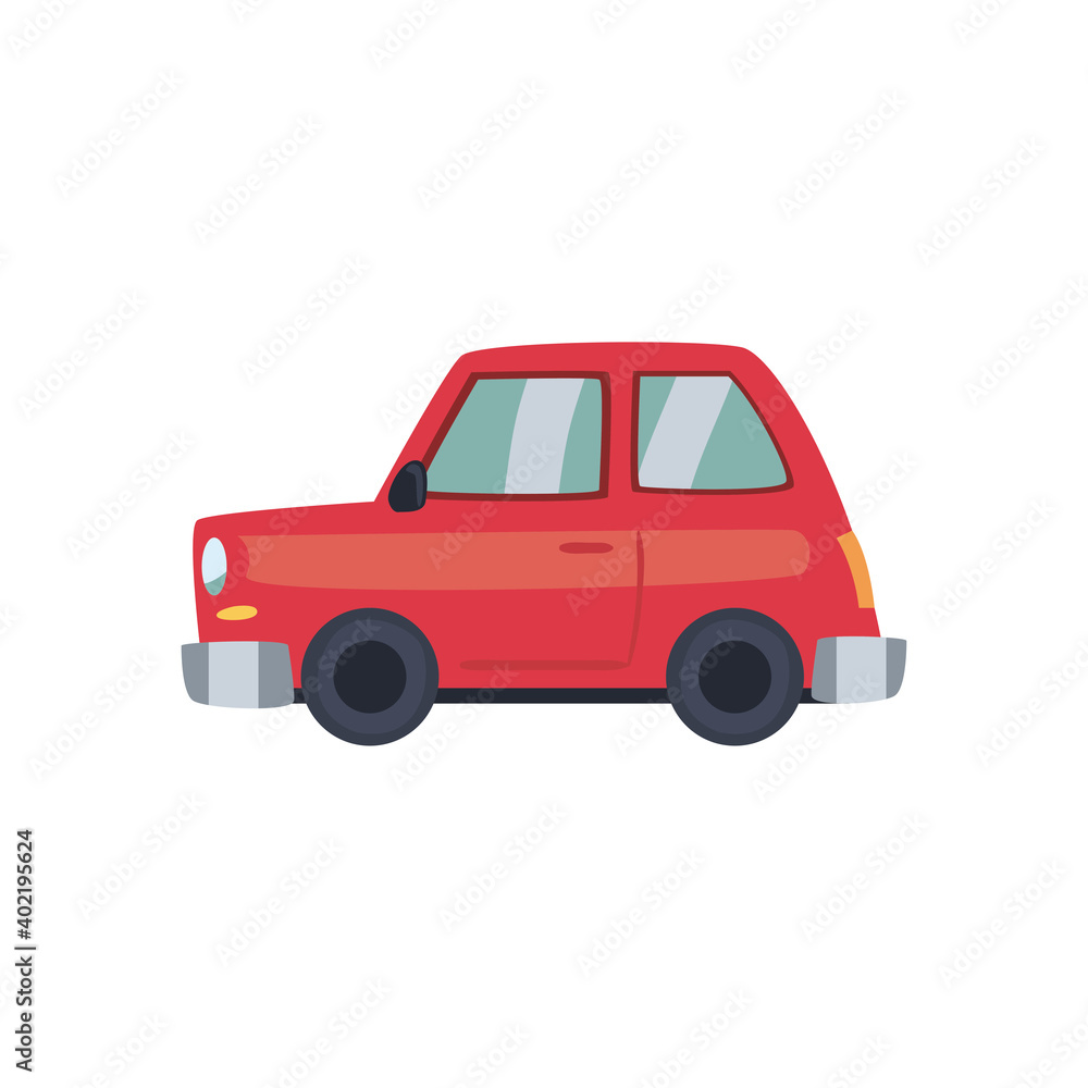 red car icon vector design