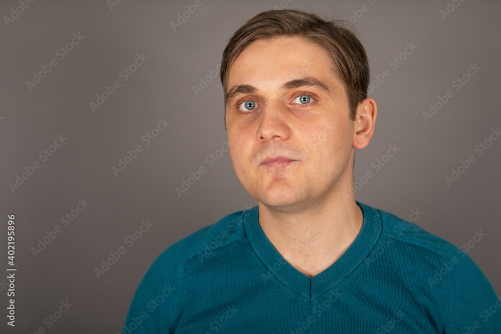 Fototapeta premium Handsome man studio portrait