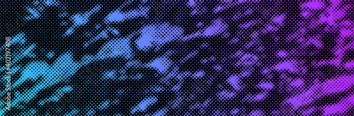 Abstract halftone pattern. Dotted grunge texture. Gradient vector illustration