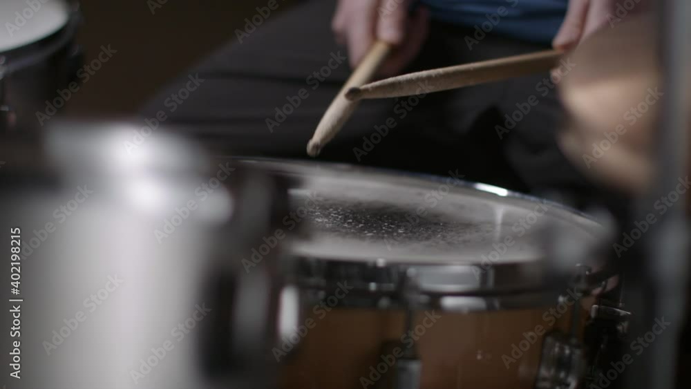 Musical moments. Kick bass drums and cymbals crashing. Artistic energy in motion. Shot in 4k. Musical moments. Kick bass drums and cymbals crashing. Artistic energy in motion. Shot in 4k.