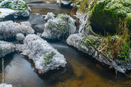 Lohnbachfall bei Eis und Schnee (Winter 2020) photo