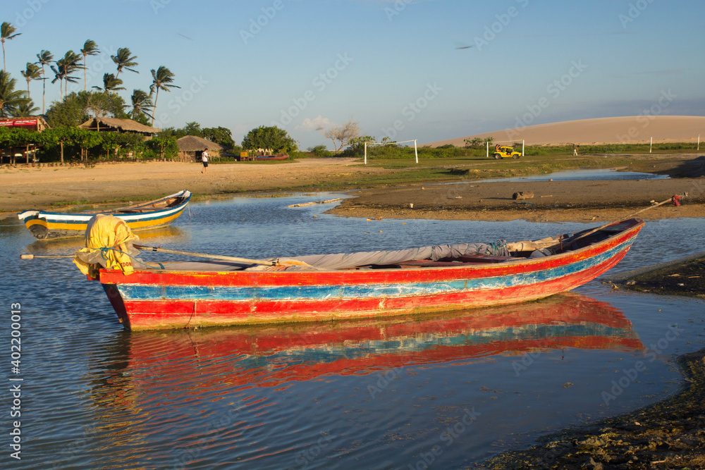 Fototapeta premium boats on the river