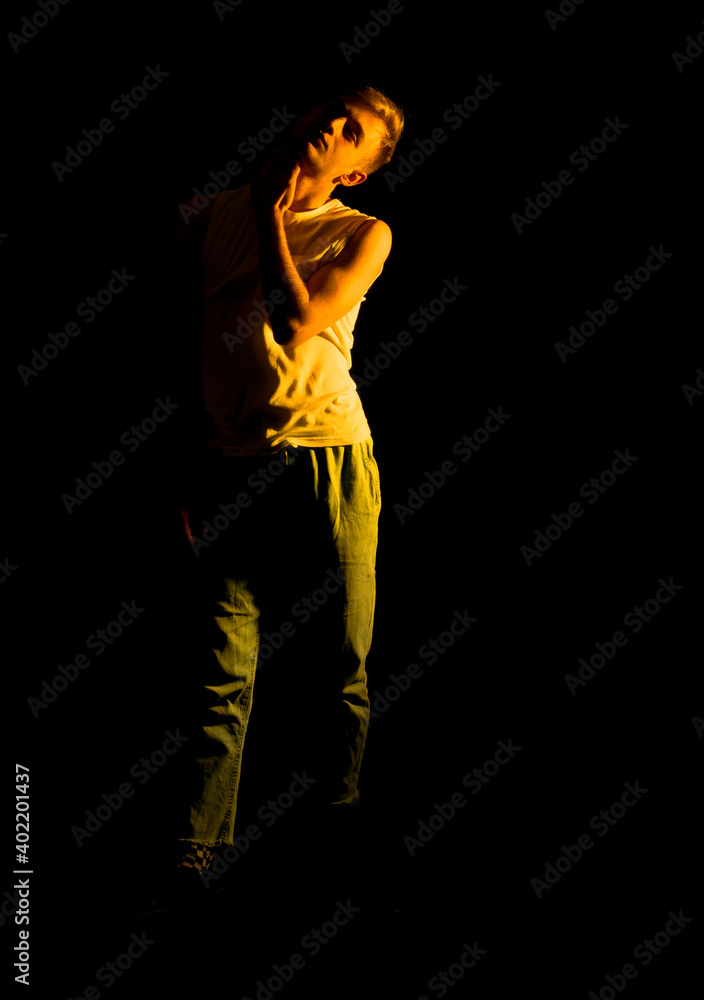 Studio fashion portrait Studio fashion portrait