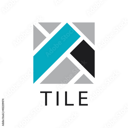 Vector logo of tiles, floors and repairs