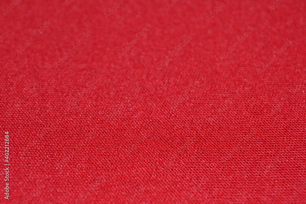 Fototapeta premium close view of a red neoprene fabric