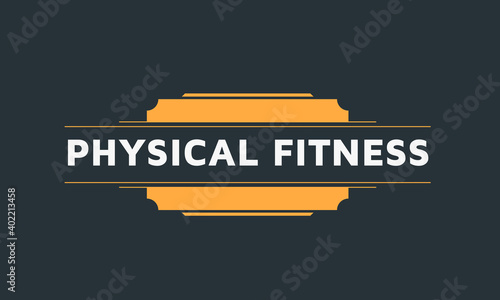 Physical fitness vector logo design template, Fitness Logo Stock Vector Illustration, Gym Logo Vector Art and Graphics