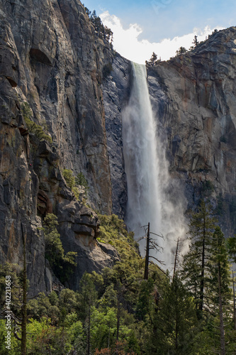 Bridalveil Falls  Yosemite National Park  California  USA 