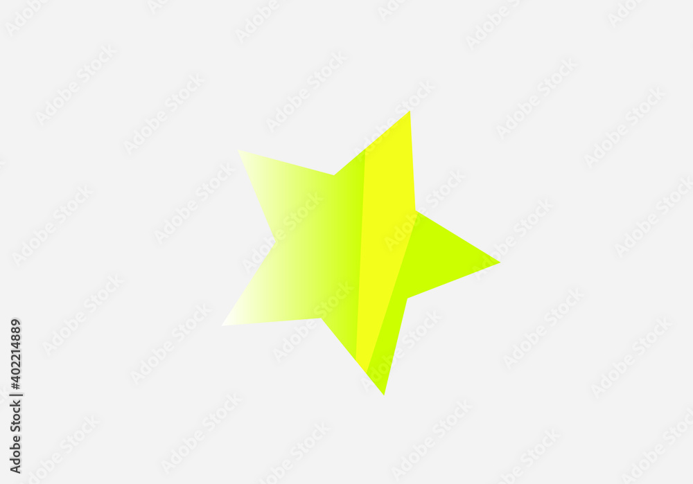 Shining yellow star. Vector illustration Shining yellow star. Vector illustration