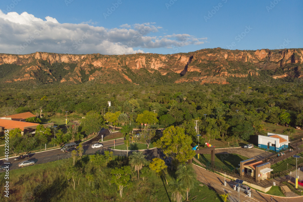 Salgadeira e Parque Nacional da Chapada dos Veadeiros  no Mato Grosso. Bioma Cerrado, Brasil