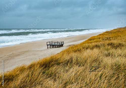 Fototapeta Naklejka Na Ścianę i Meble -  Rantum beach on the island Sylt in Germany