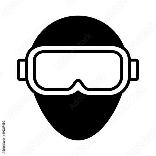 Free Download augmented reality design, icon of vr glasses, line style - GFXLoad