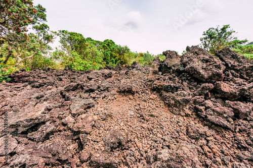 Volcanic crater