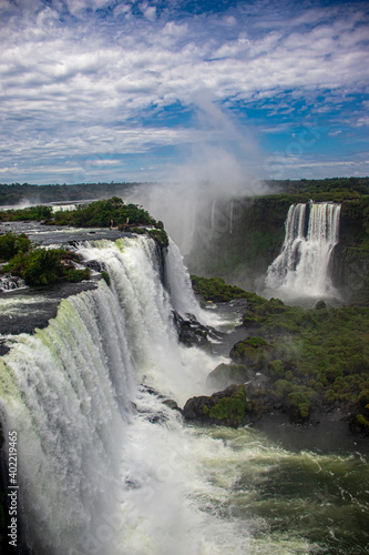 The Iguazu falls in Brazil © Gabriela