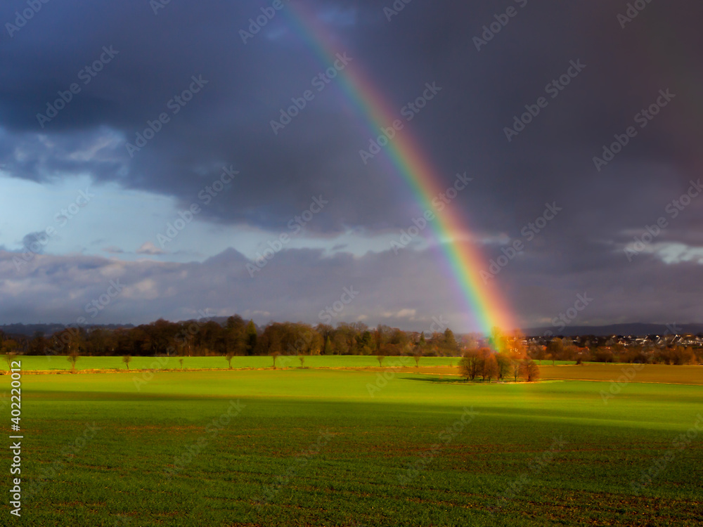 Regenbogen ende. Regenbogen ende.