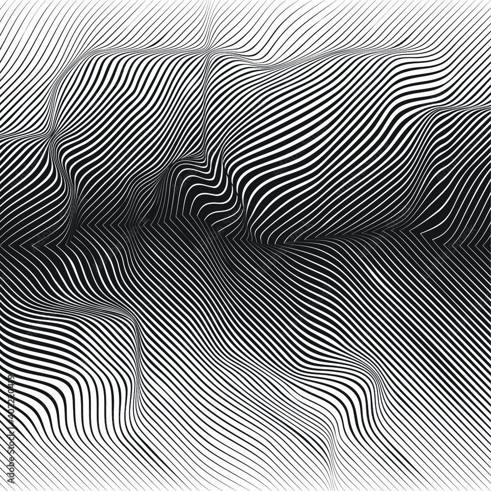 Naklejka Abstract Black Diagonal Striped Background . Vector parallel slanting, oblique lines texture