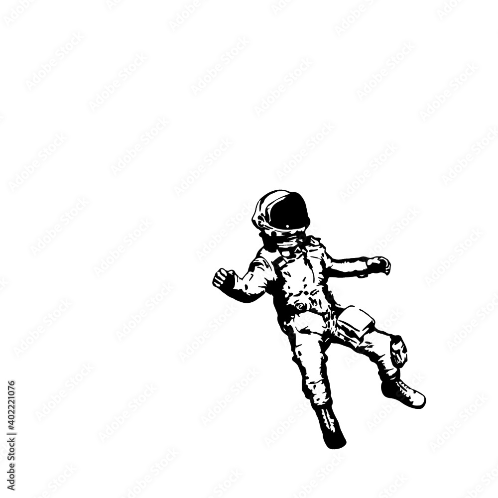 Astronaut lost in space	