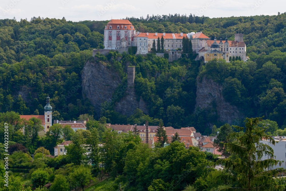 Obraz premium Vranov nad Dyjí State Castle, South Moravia, Czechia