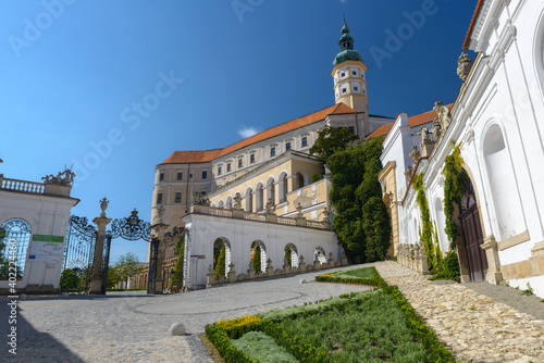 town of Mikulov, state chateau Mikulov, South Moravia, Czechia © Josef