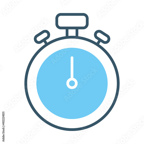 chronometer icon image, line style
