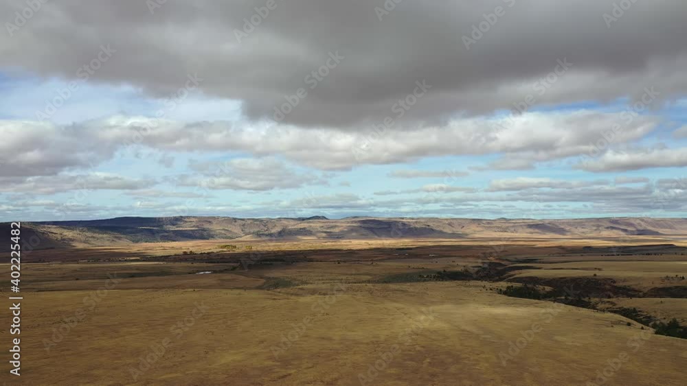 Aerial of Eastern Oregon during autumn Aerial of Eastern Oregon during autumn