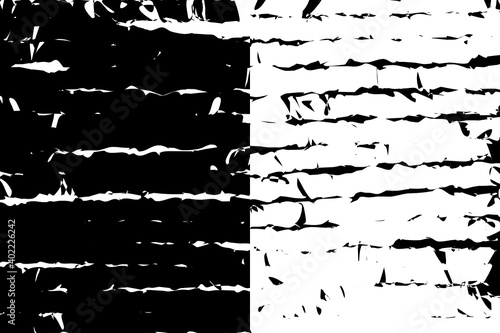 Vector Grunge texture is black and white Abstact dark background. Black and white Wall grunge background 