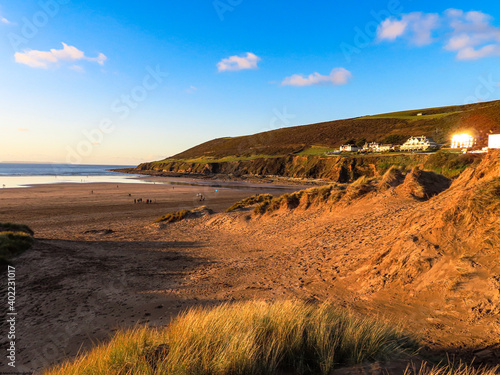 Sunset at Saunton Sands Devon  United Kingdom