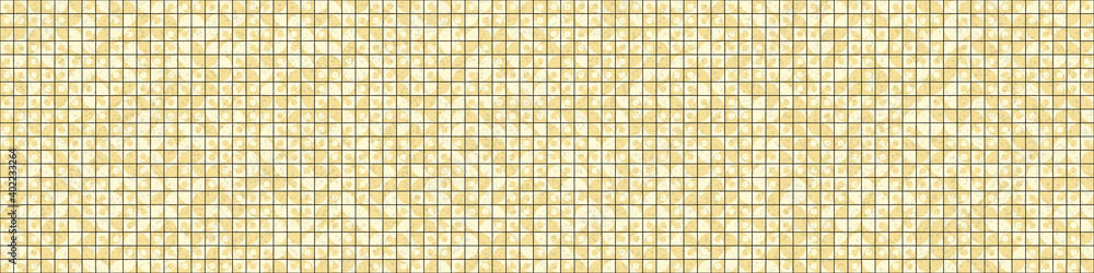 Fototapeta premium Abstract Geometric Pattern generative computational art illustration