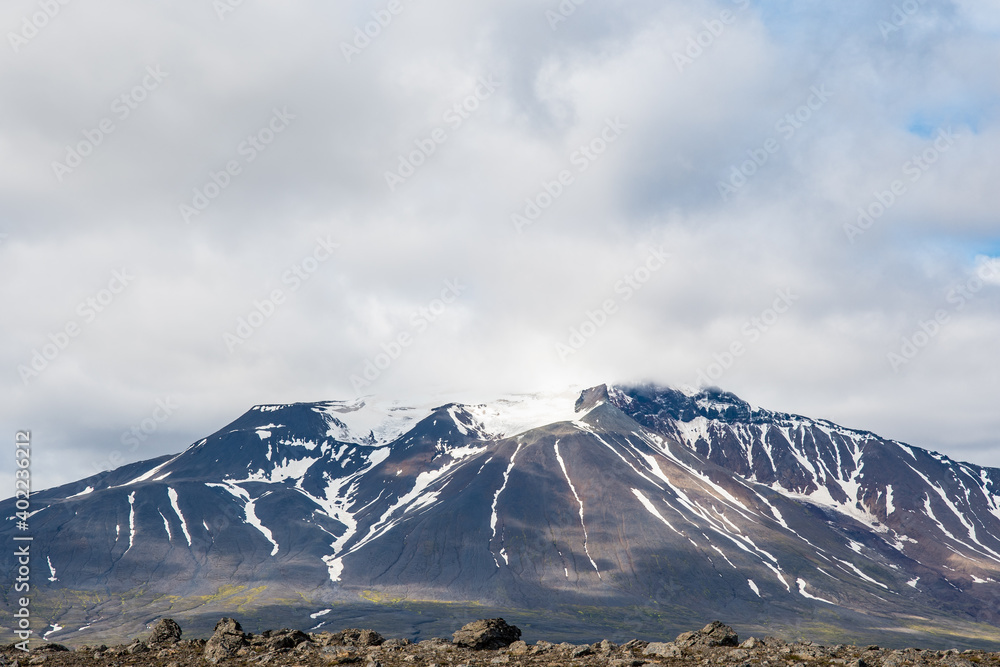 Mountain Snaefell in east Iceland