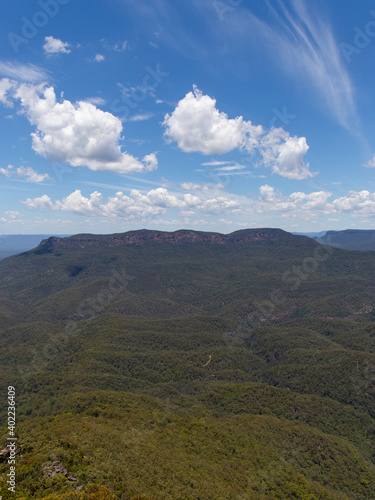 Blue Mountain view from Sublime Point Lookout, NSW, Australia.